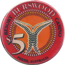 Burswood Resort Casino $5